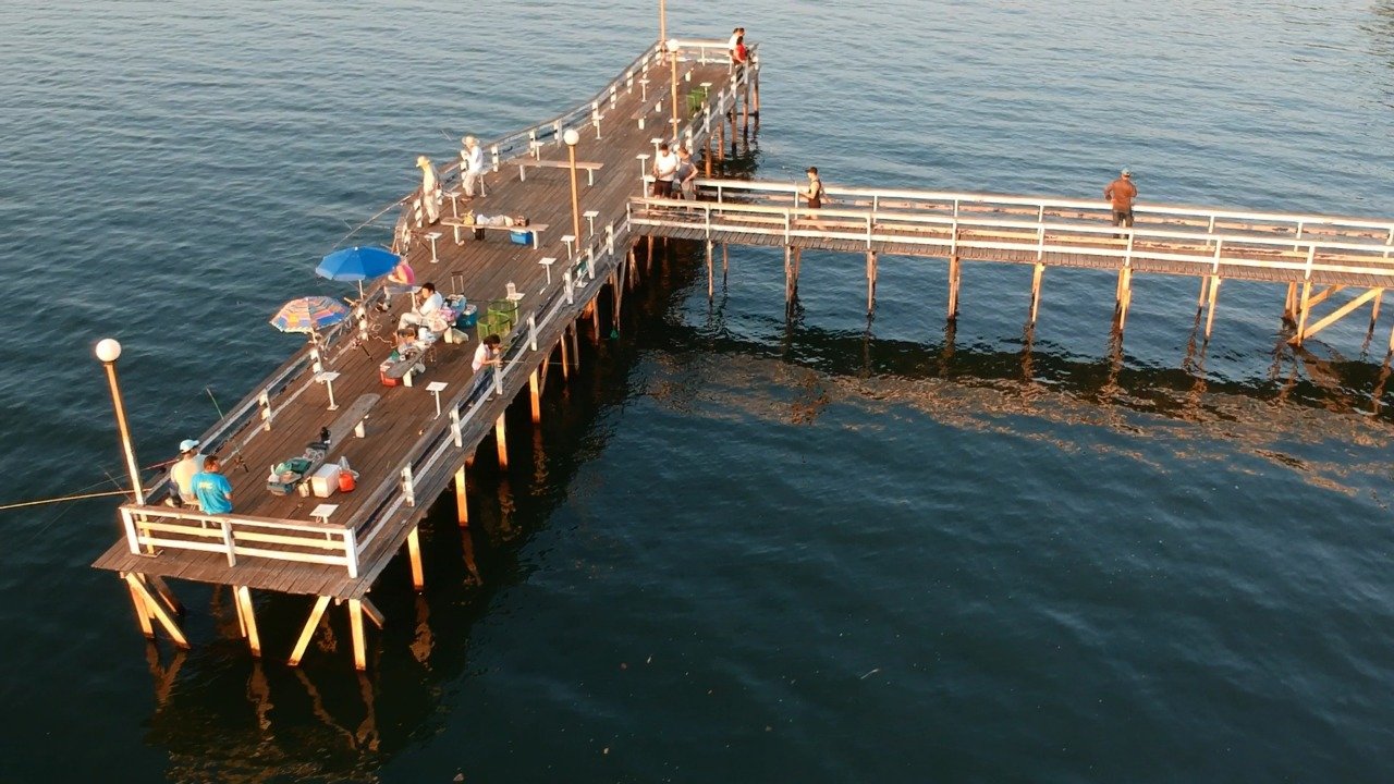 ocean breeze fishing pier