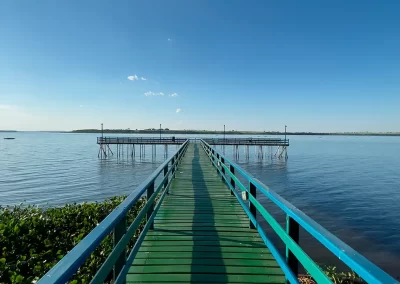 Pier para pesca e lazer no Residencial Costa Azul